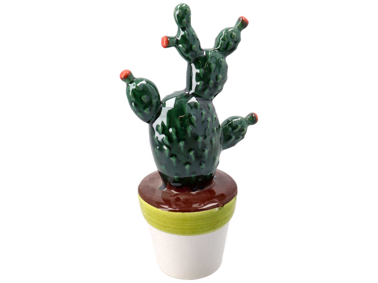 ALBERO CACTUS PICCOLO 25CM ARTIGIANALE
