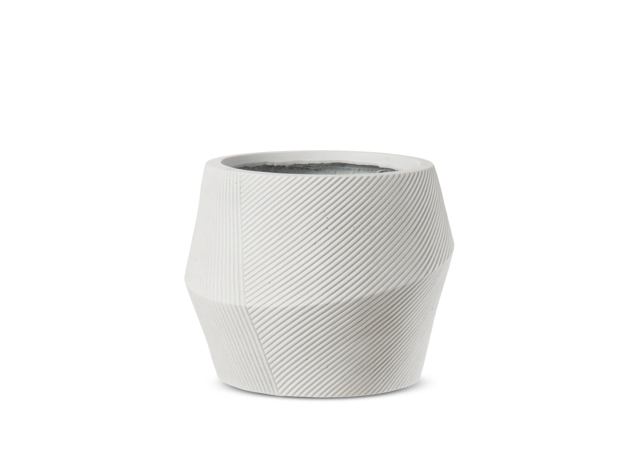 IROK CACHEPOT D.23XH.21CM BIANCO CR323/23W IROK CACHEPOT D.23XH.21CM BIANCO CR323/23W