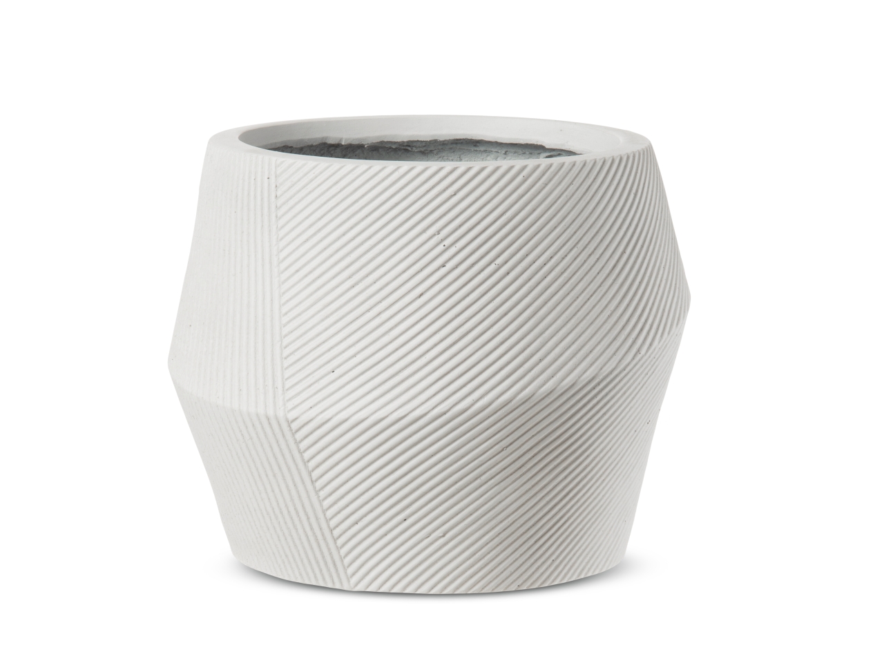 IROK CACHEPOT D.33XH.28CM BIANCO CR323/33W IROK CACHEPOT D.33XH.28CM BIANCO CR323/33W