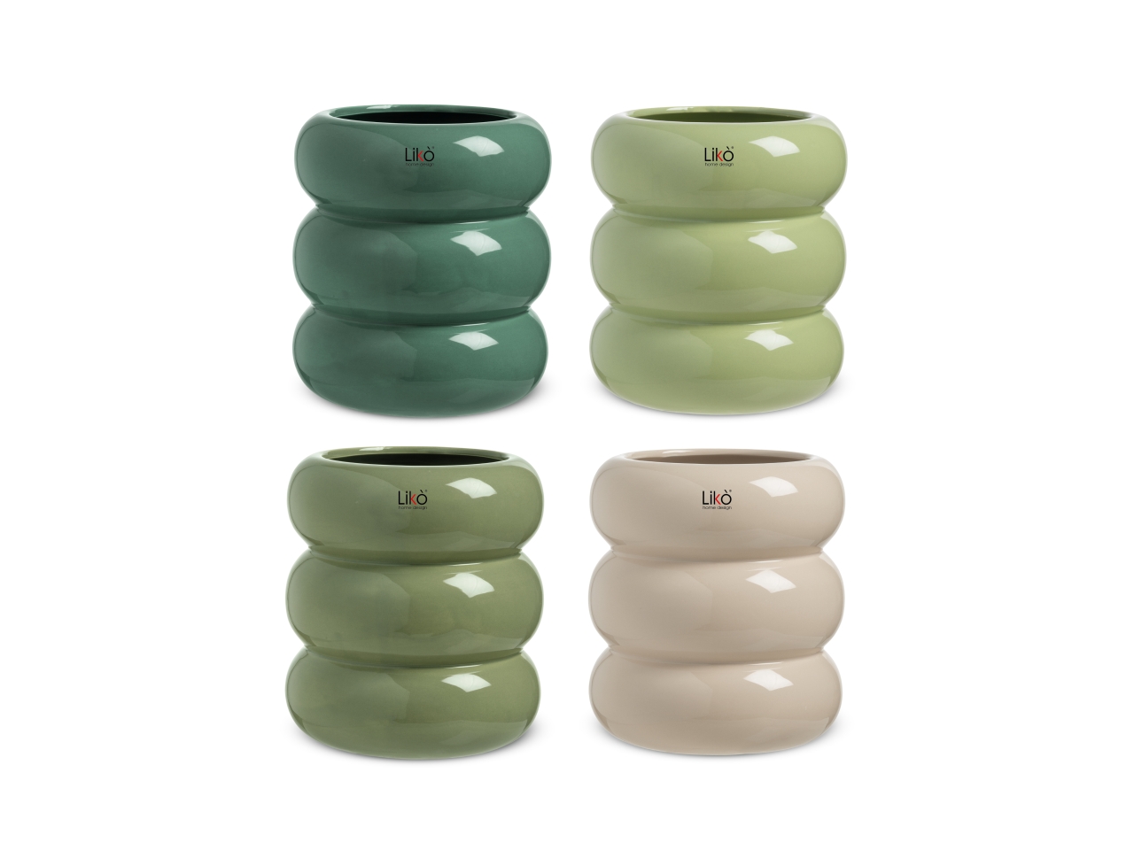 JADE VASO D.16XH.18cm VERDE 4 ASS. CR298/16VS JADE VASO D.16XH.18cm VERDE 4 ASS. CR298/16VS