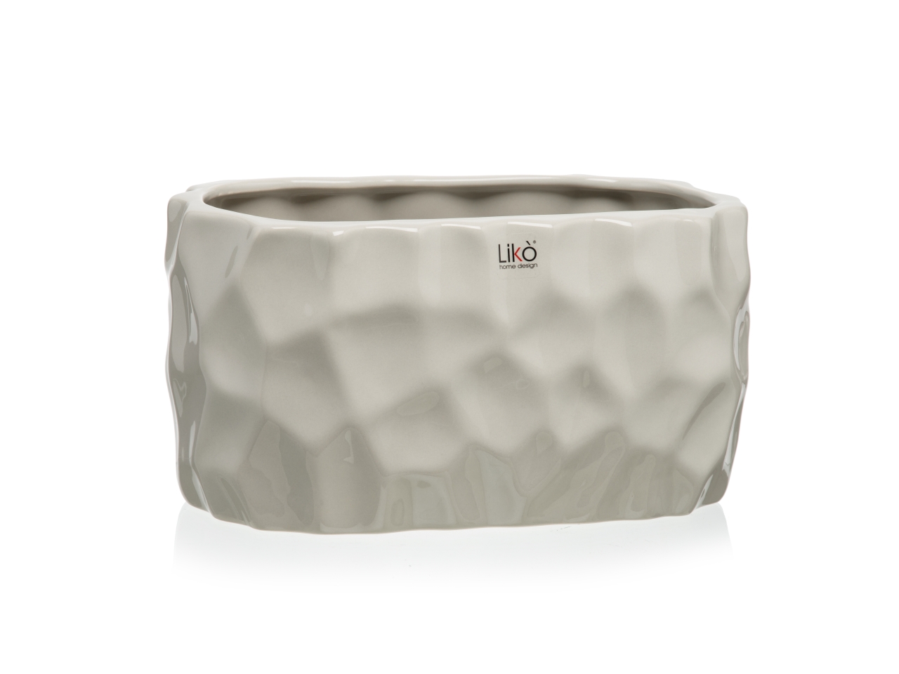 ITACA VASO 28X16,5XH.14,2CM TORTORA CR186/28T