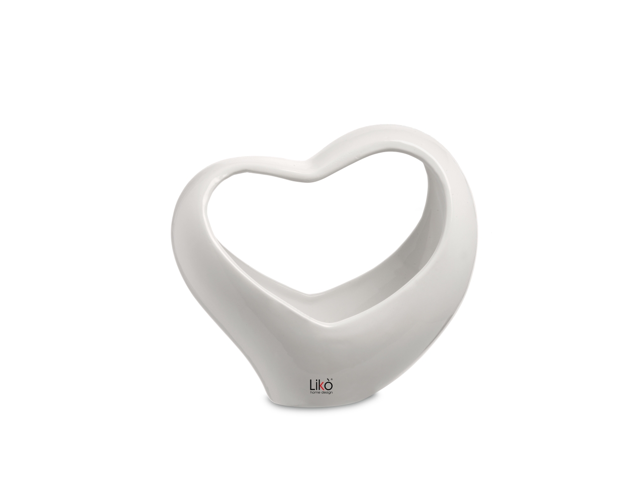 CUPIDO VASO 21X11XH.19,5CM BIANCO CR263/21W