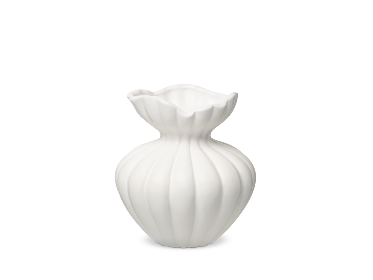 BAPTISTE VASO H.19XD.15CM BIANCO CR304/19W