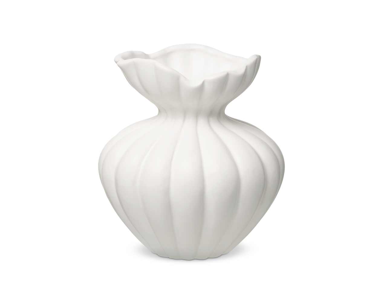 BAPTISTE VASO H.25XD.20CM BIANCO CR304/25W