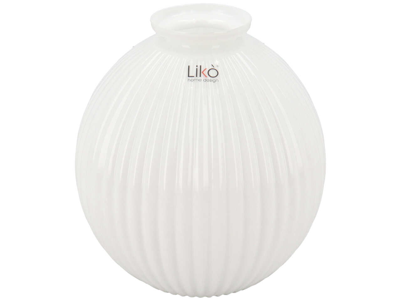 LILY VASO SFERA D.16CM gift box BIANCO 20/367-12