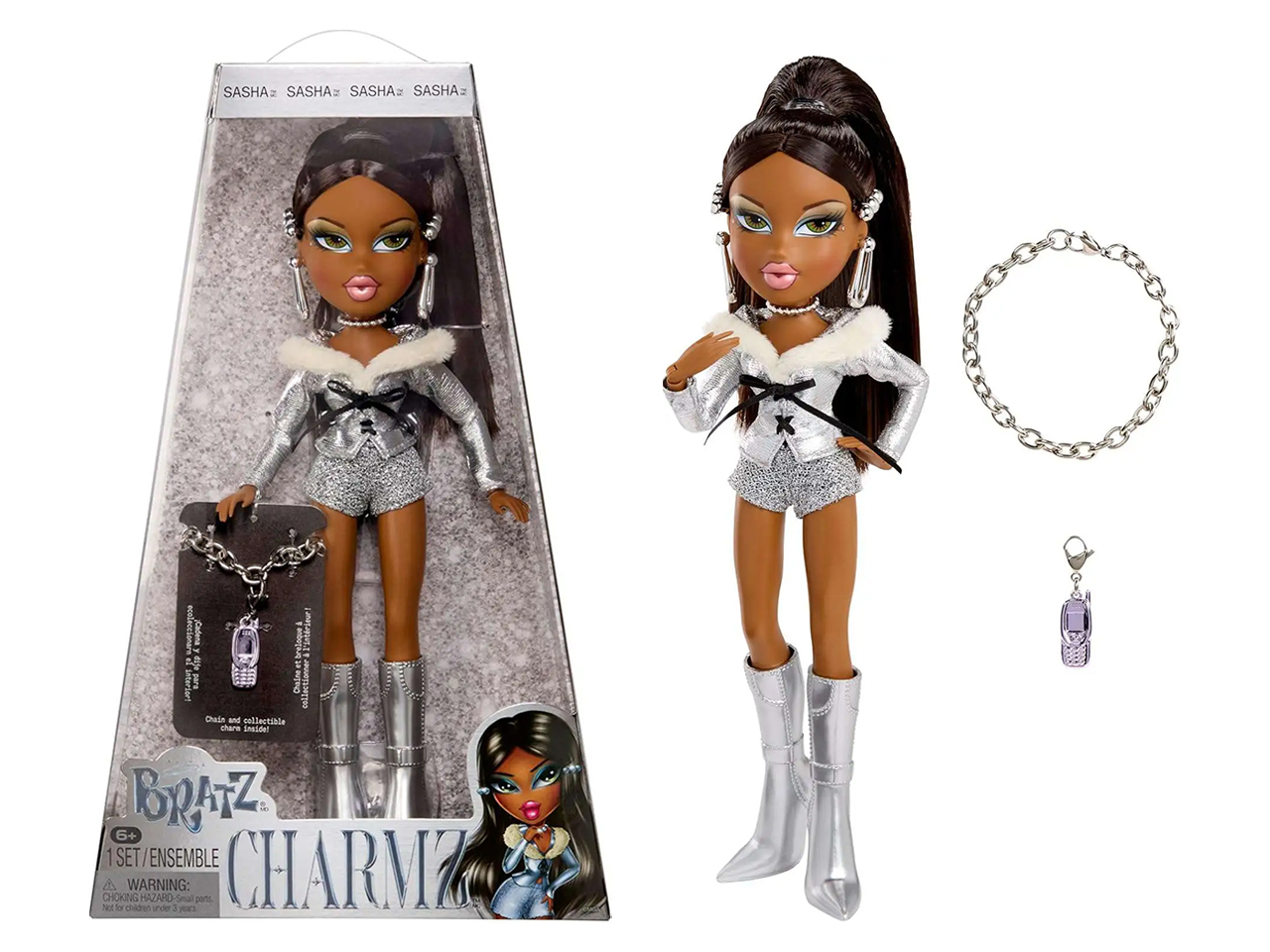BRATZ CHARMZ DOLL-SASHA 599364