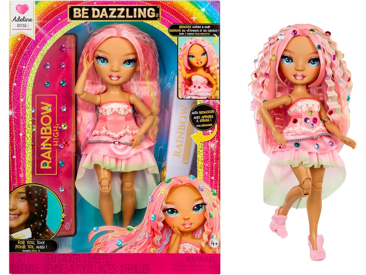RAINBOW HIGH BE DAZZLING FASHION DOLLS PINK 597797