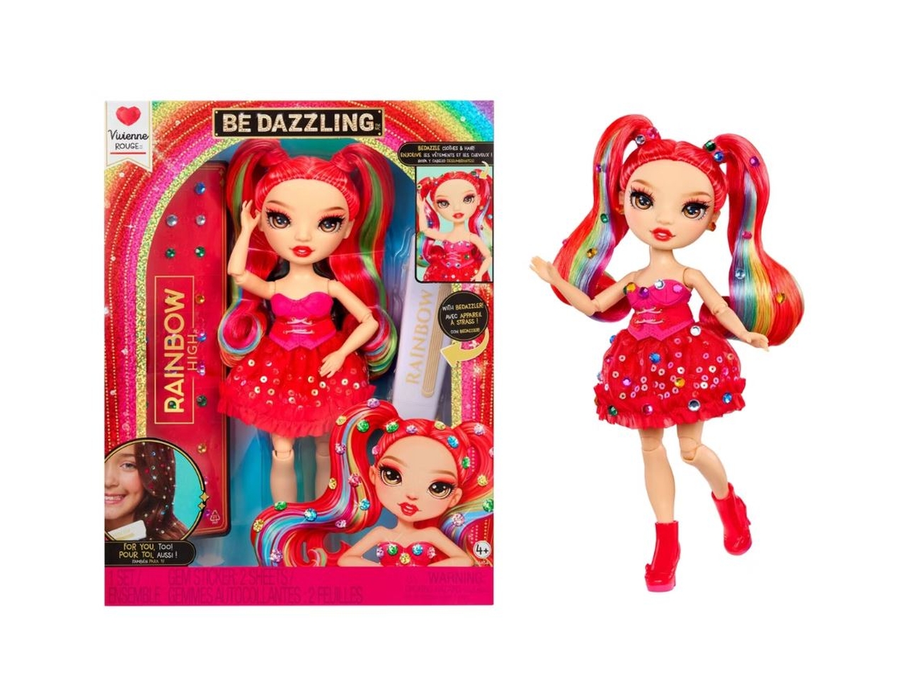 RAINBOW HIGH BE DAZZLING FASHION DOLLS- RED 597803