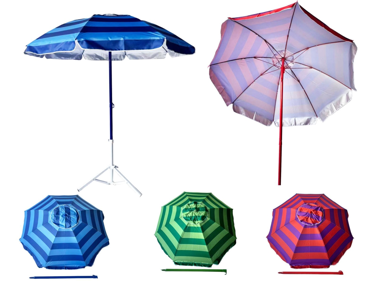 OMBRELLONE TROPEA 200/8/32 C/FASCE AIRVENT BU863