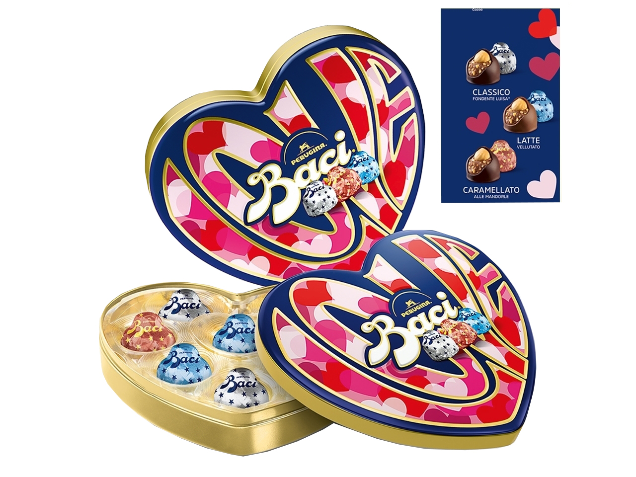 BACI CUORE LATTA C/BACI 100GR 12626033