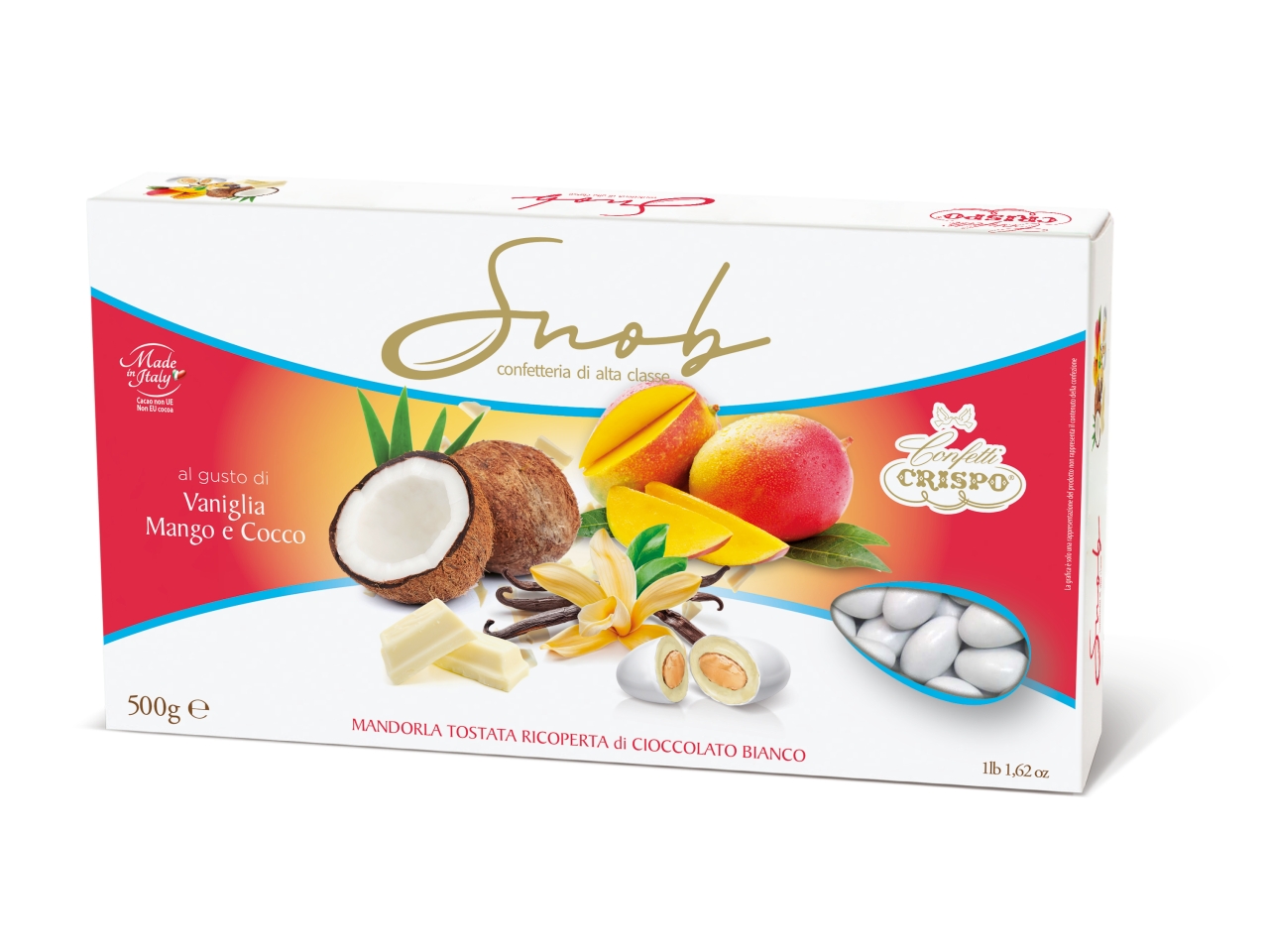 CONFETTI SNOB 500GR VANIGLIA/MANGO/COCCO 010137235