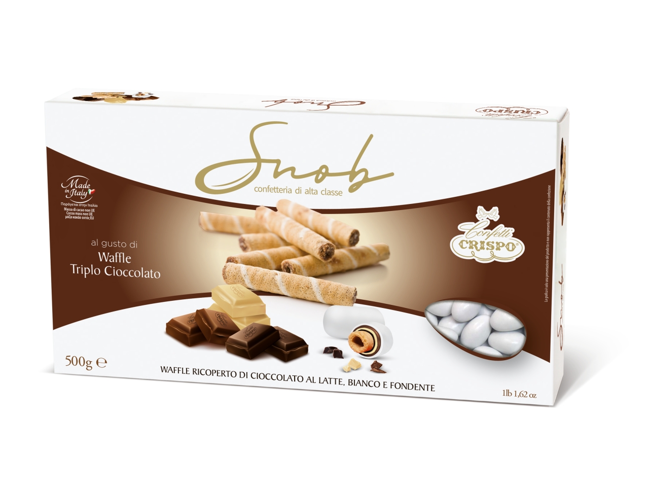 CONFETTI SNOB 500GR WAFFLE 010137639