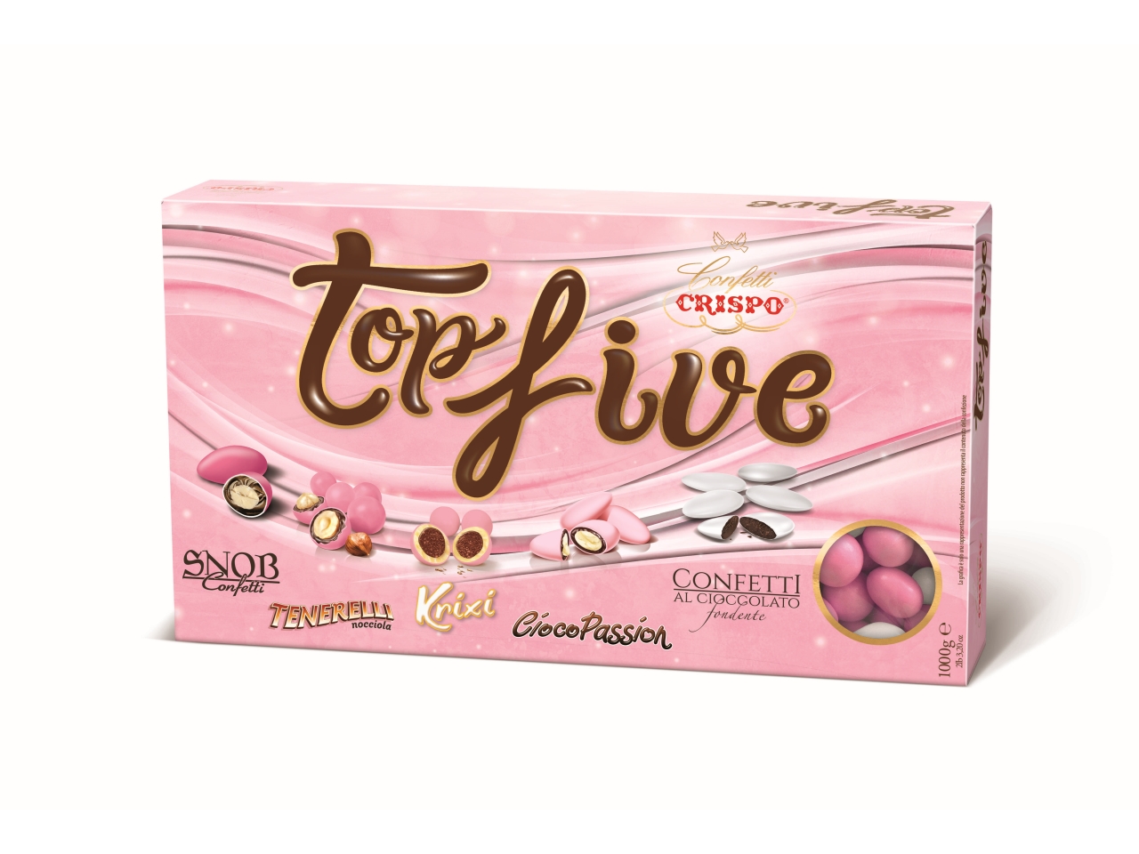 CONFETTI TOP FIVE MIX SELECTION 1KG ROSA 010137935