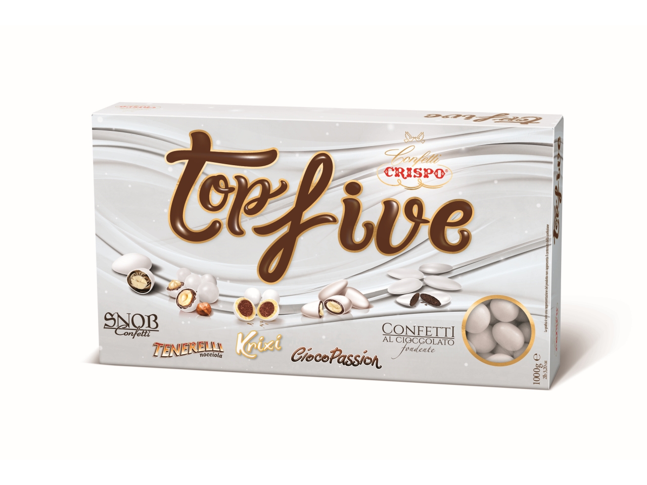 CONFETTI TOP FIVE 1KG BIANCO 010137938