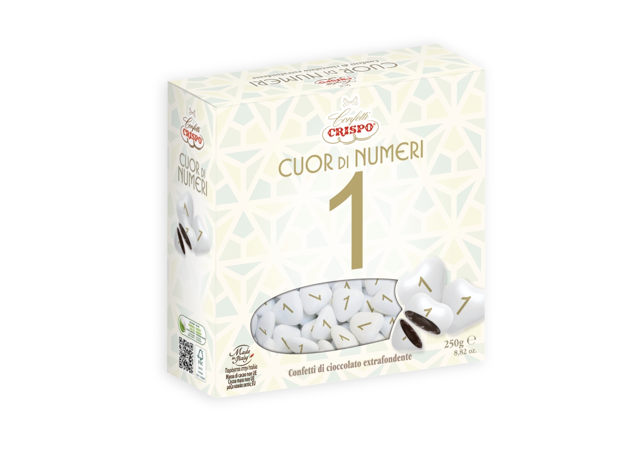 CONFETTI CUOR DI NUMERI 1 250GR 010240981