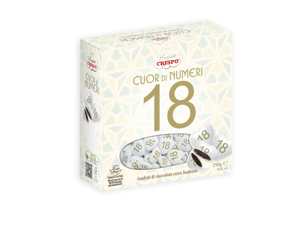 CONFETTI CUOR DI NUMERI 18 250GR 010240991