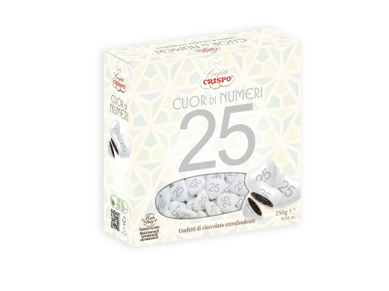 CONFETTI CUOR DI NUMERI 25 250GR 010240992