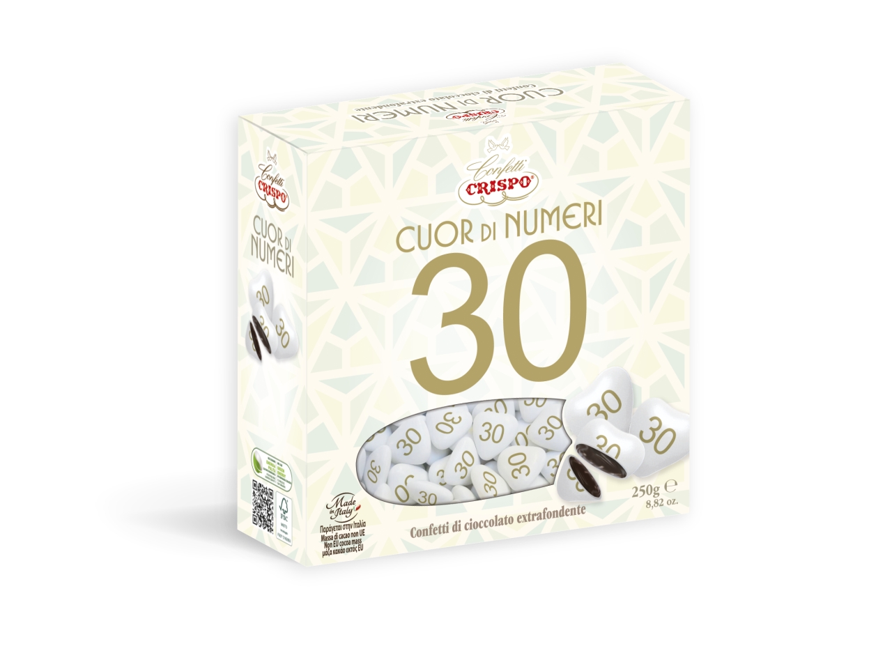 CONFETTI CUOR DI NUMERI 30 250GR 010240995