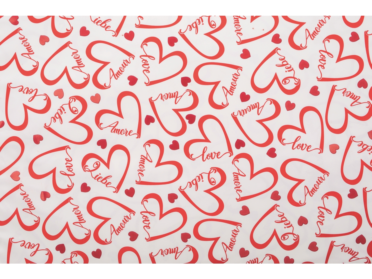 BUSTE LOVE HEART35X50CM 50PZ F/BIANC.U-J31PCCK8NBI