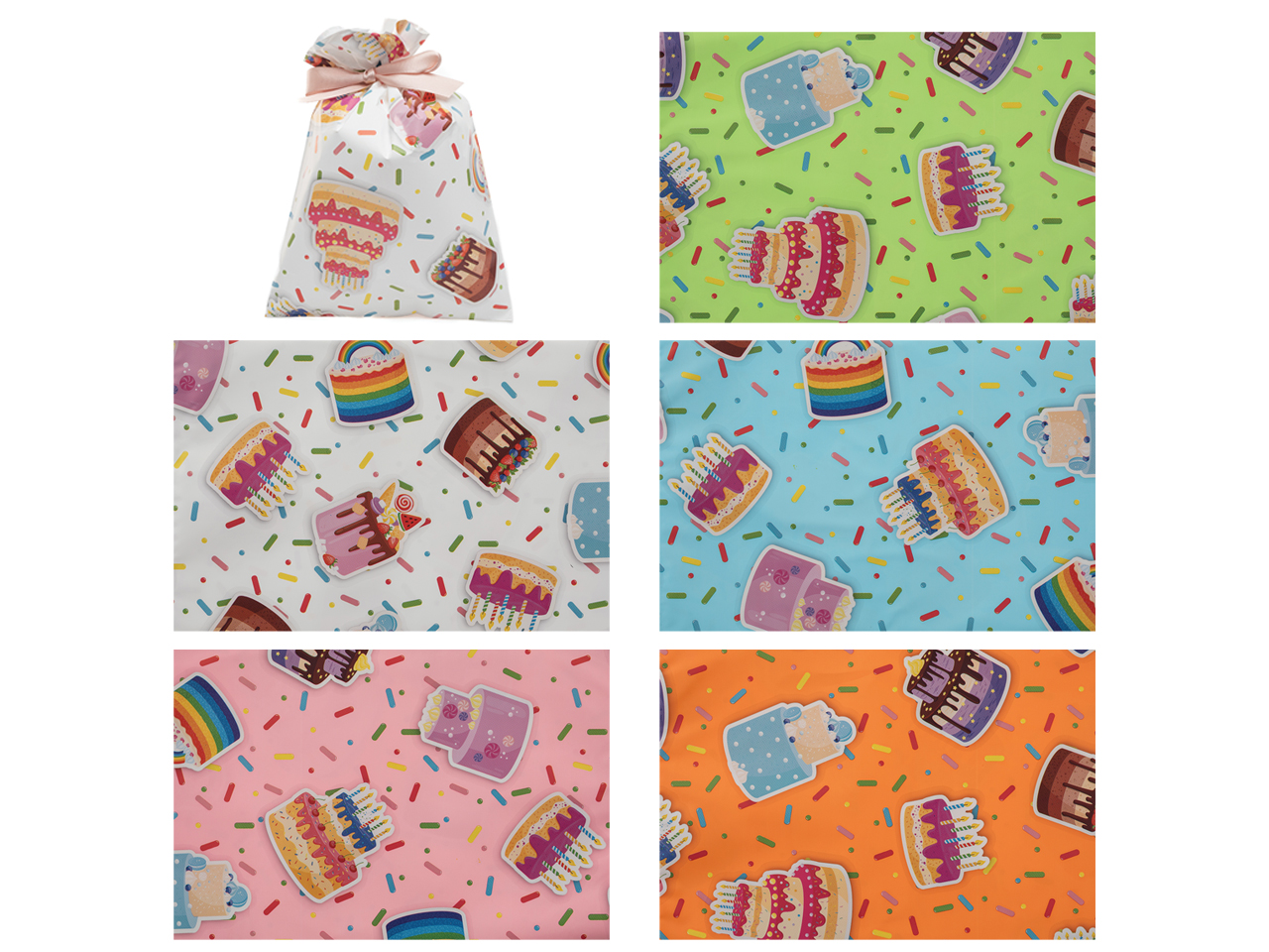 BUSTE CAKES 16X25CM 100PZ ASS. UDJ69PCCK2N00