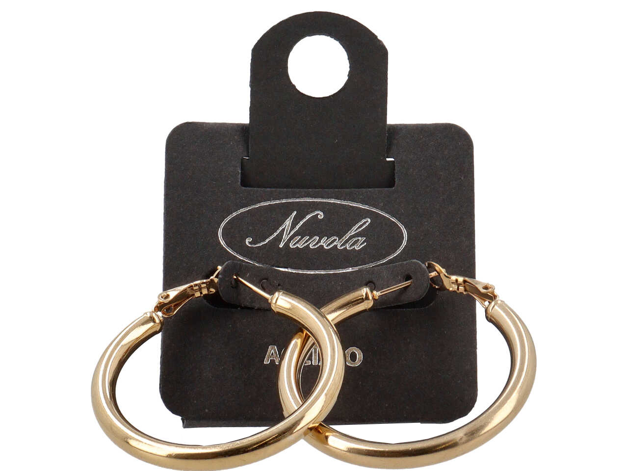 CERCHI BASIC 3D 40MM ORO