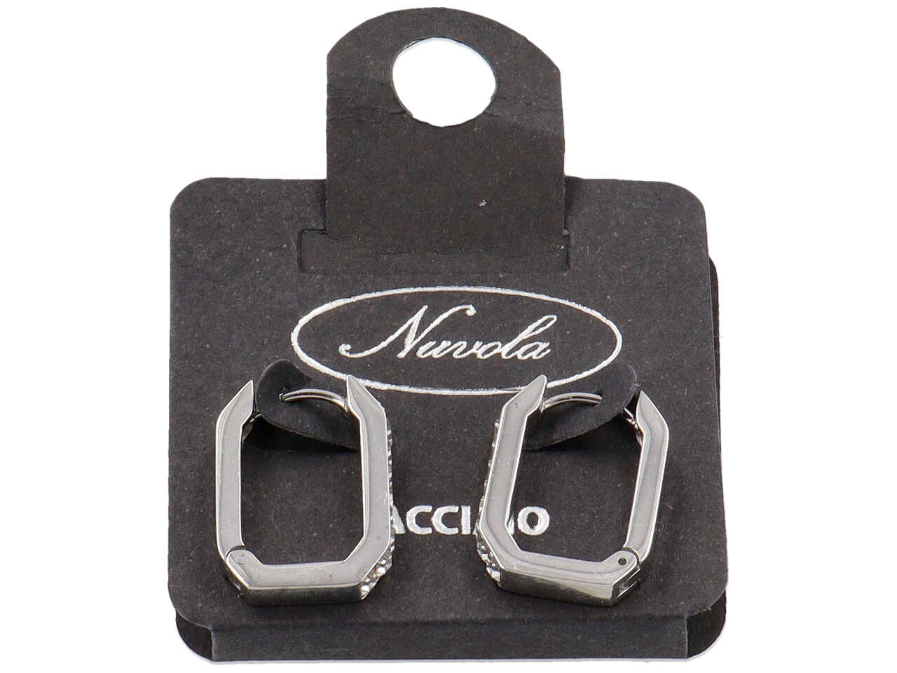 ORECCHINI ESAGONO A BAGUETTE