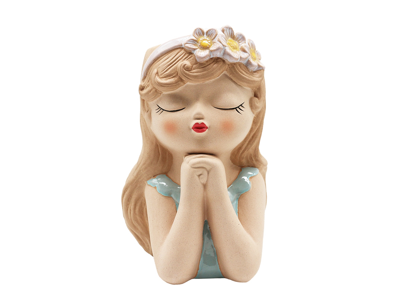 VASO HOME DECOR CELESTE 15,5X14,0 X22,6 HCM A4 VASO HOME DECOR CELESTE 15,5X14,0 X22,6 HCM A4