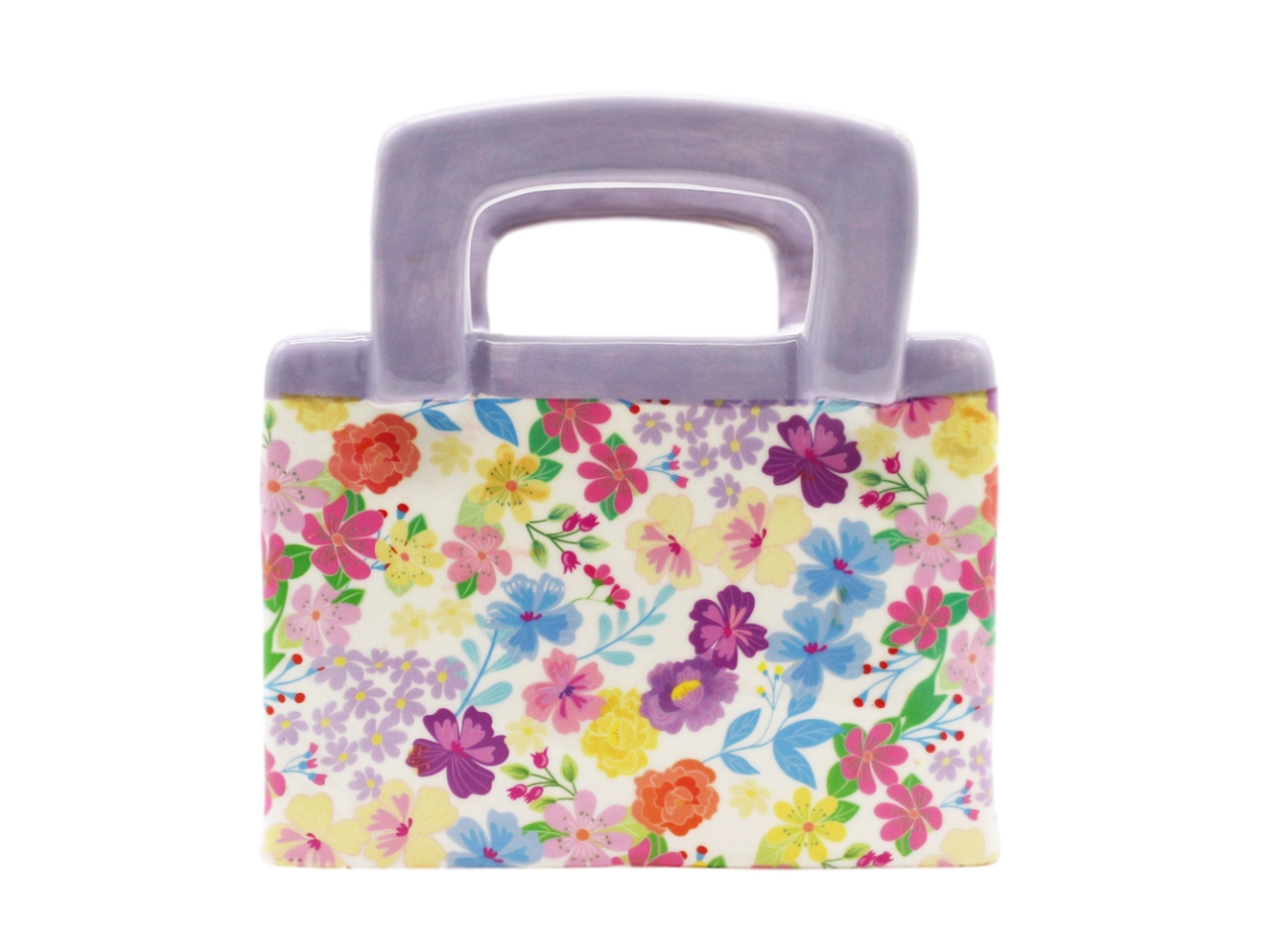 VASO A BORSA H.17CM LILLA POTBAG-01 VASO A BORSA H.17CM LILLA POTBAG-01