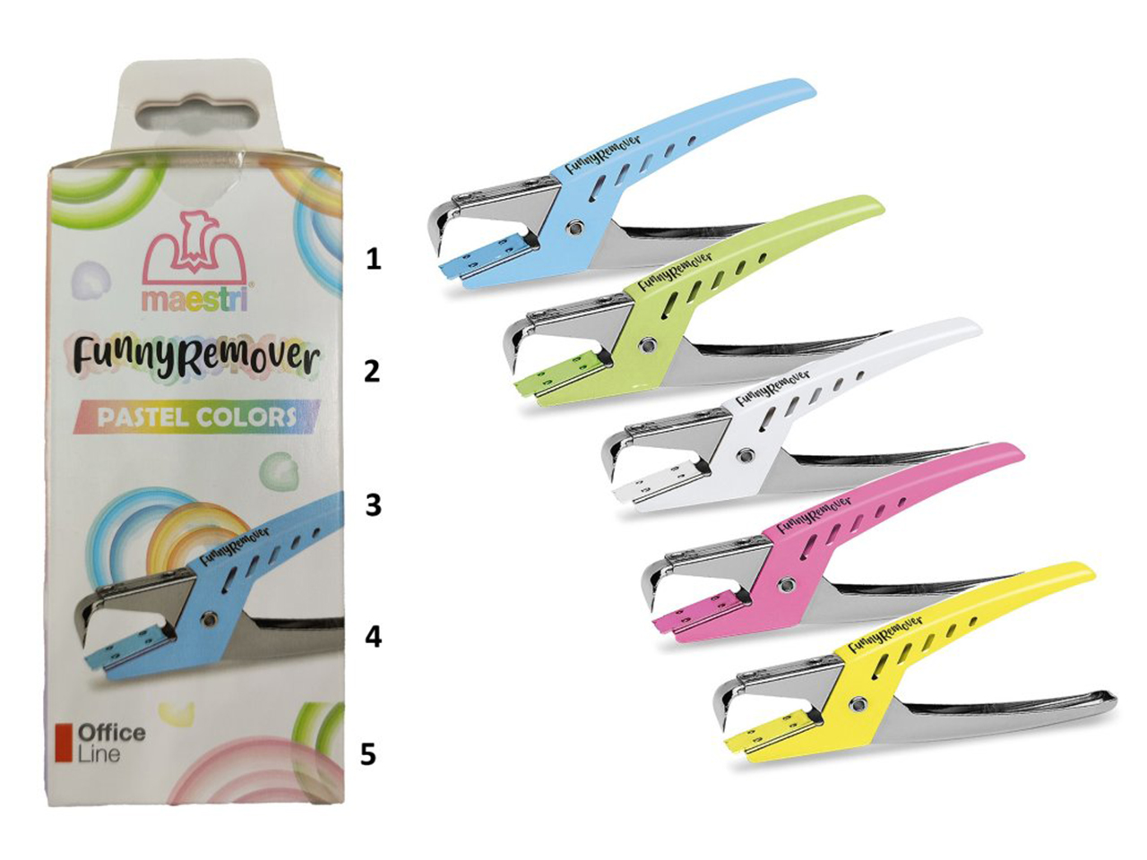LEVAPUNTI FUNNYREMOVER PASTELLO 0095040 LEVAPUNTI FUNNYREMOVER PASTELLO 0095040