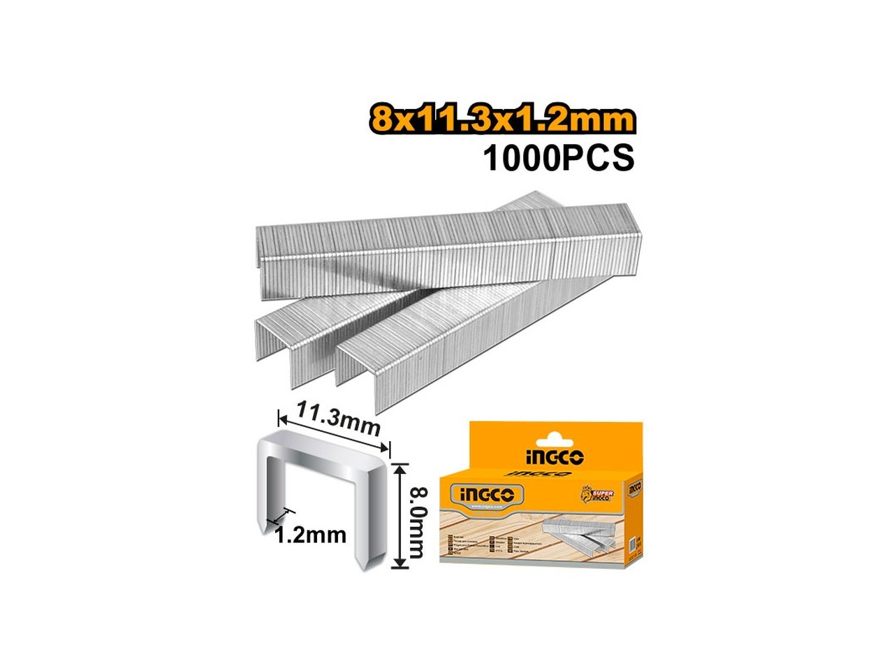 PUNTI DA 8MM 1000PZ STS0208