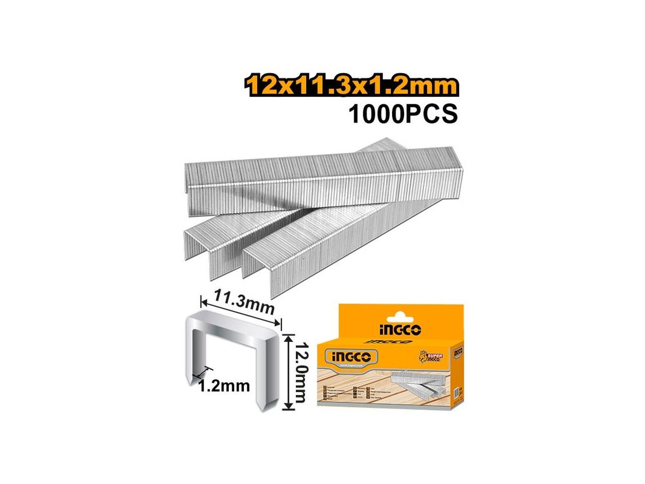 PUNTI DA 12MM 1000PZ STS0212
