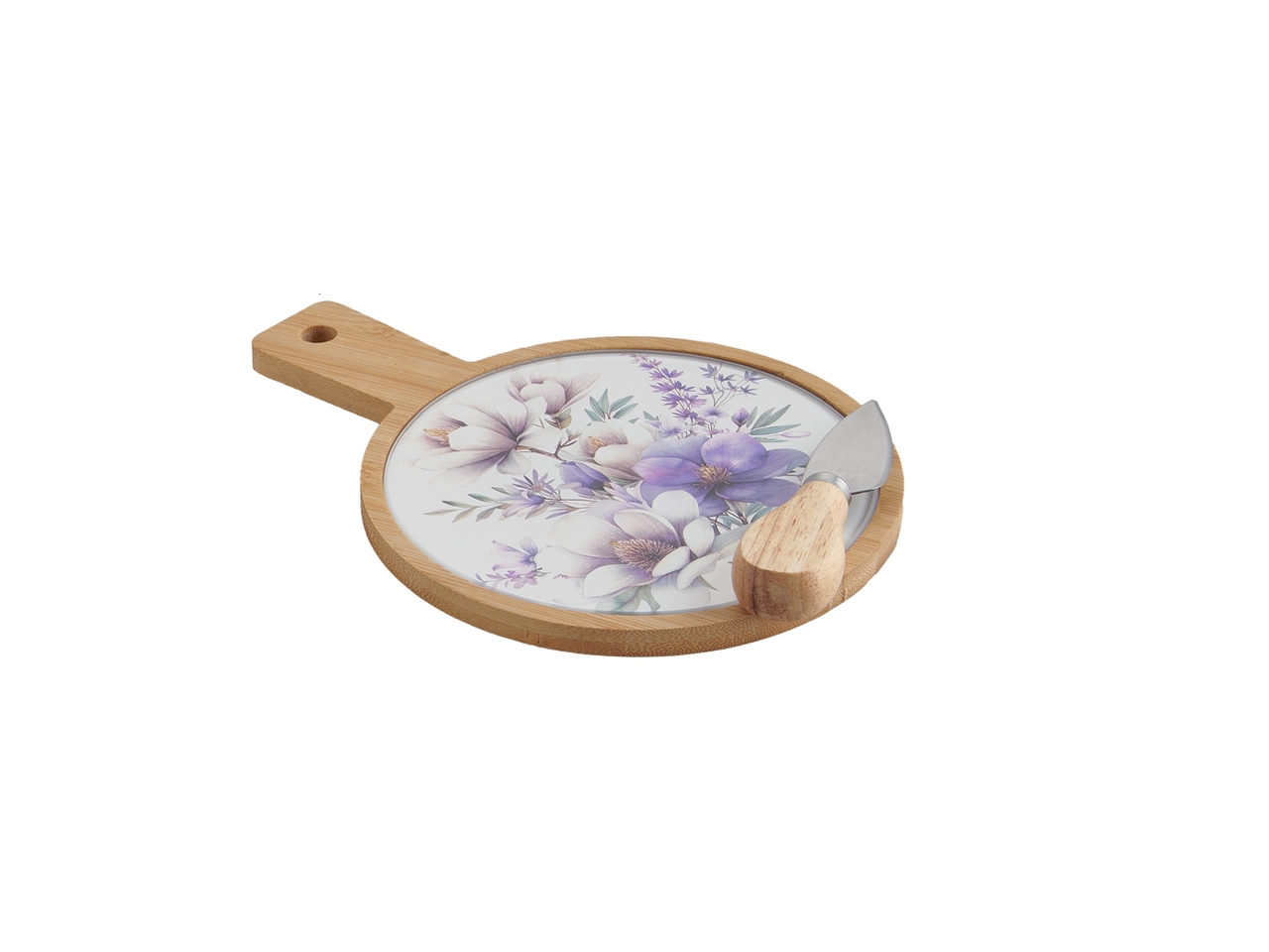 SET FORMAGGIO 16X26CM FIORATO VIOLETTO FD21/S SET FORMAGGIO 16X26CM FIORATO VIOLETTO FD21/S