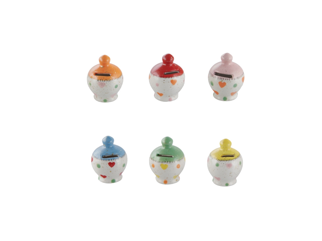 SALVADANAIO 6CM 6 COL.ASS. CD11/S SALVADANAIO 6CM 6 COL.ASS. CD11/S