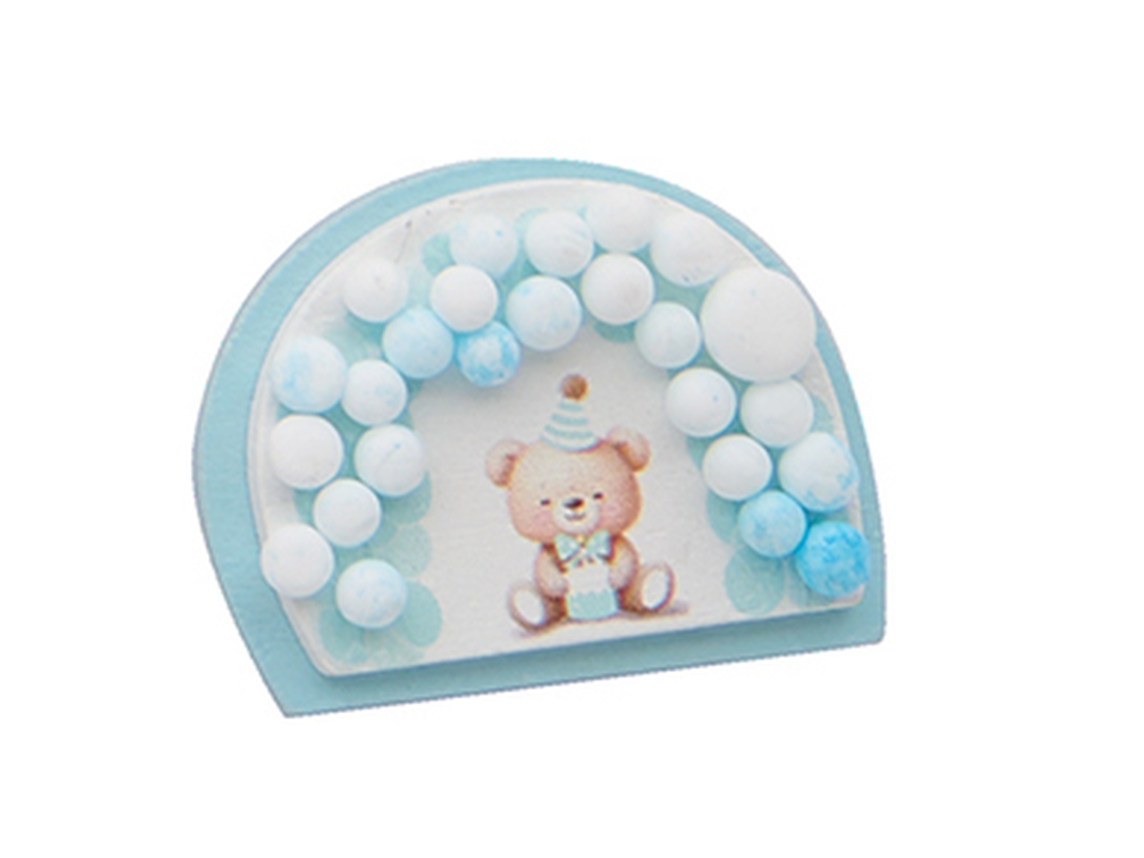 MAGNETE ORSETTO C/PALLONCINI BOY AXS288/B