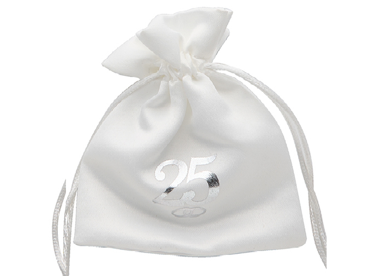 SACCHETTO ANNIV. 50 9X12CM ARGENTO ACL347/S