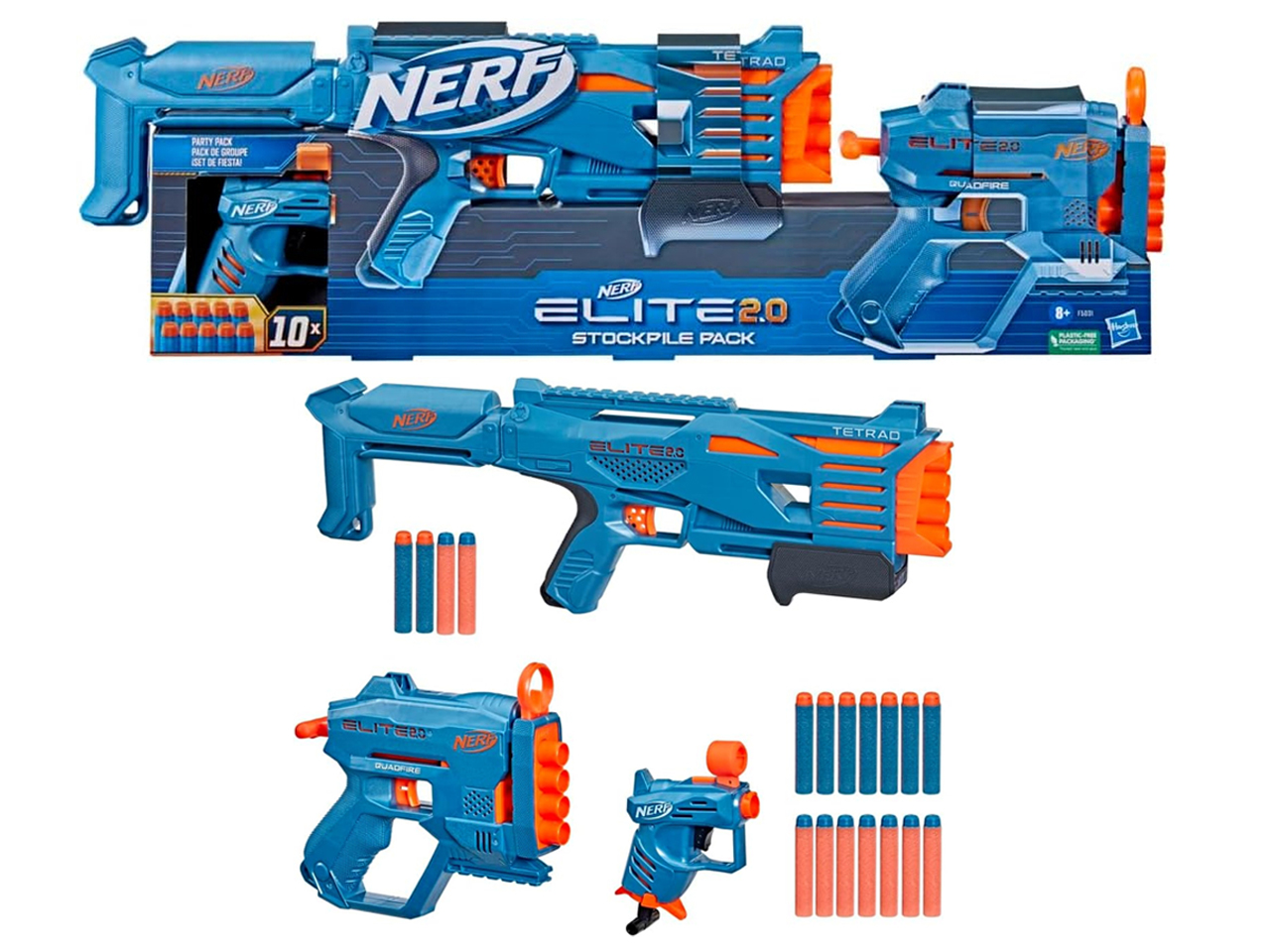NERF ELITE 2.0 STOCKPILE F5031