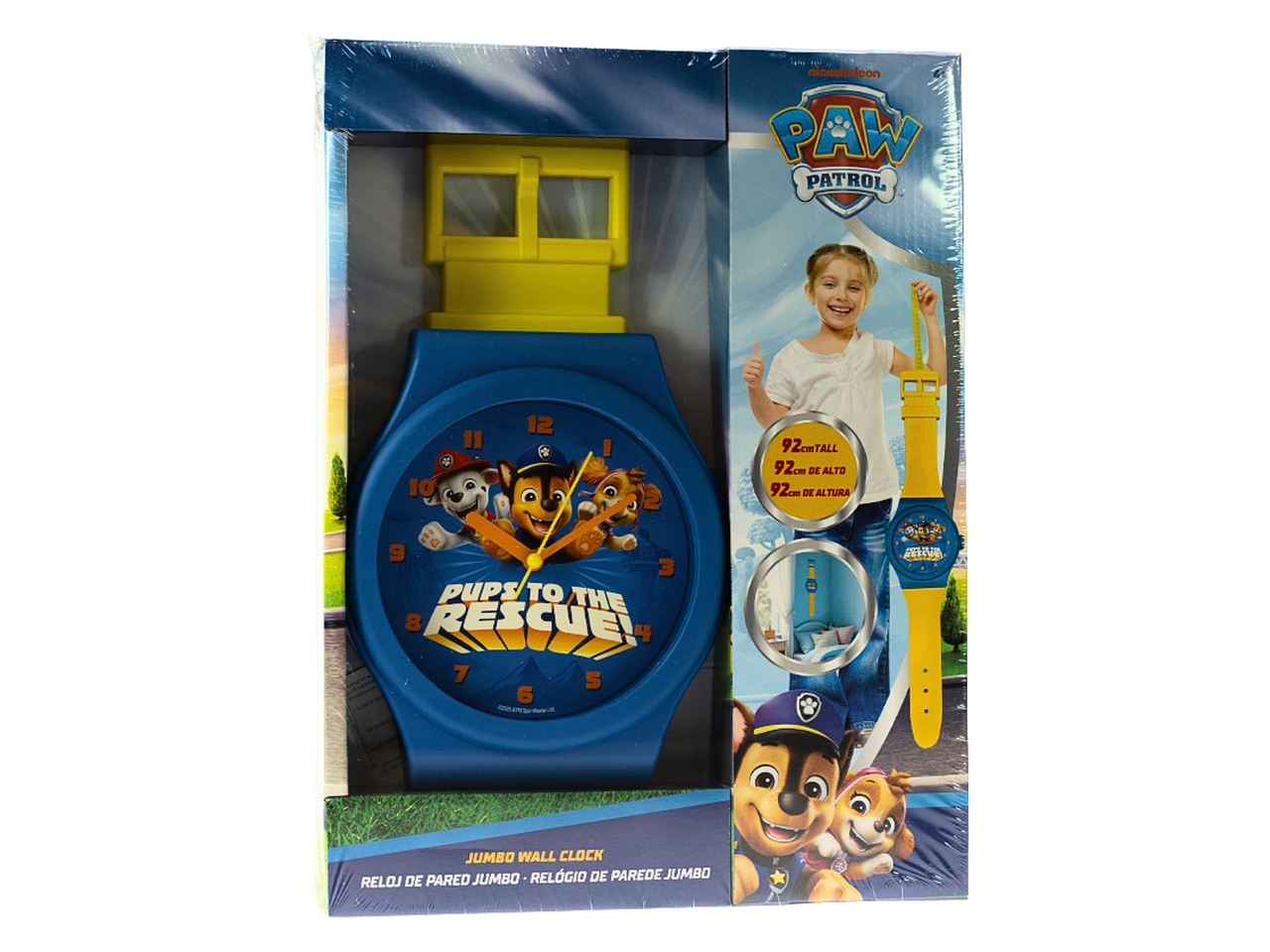 PAW PATROL GIANT WATCH CLOCK PW20017 PAW PATROL GIANT WATCH CLOCK PW20017