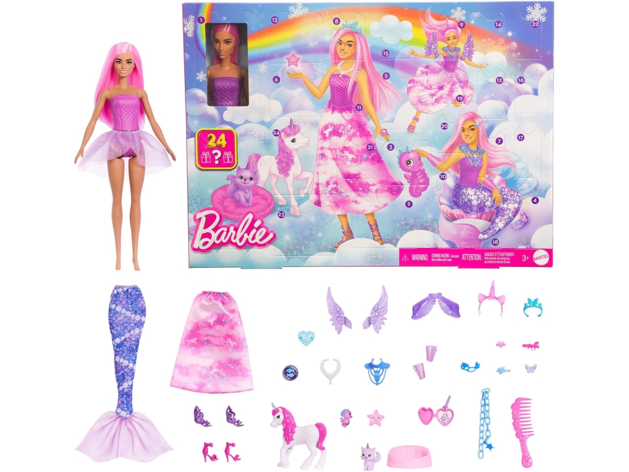 BARBIE CALENDARIO DELL’AVVENTO JFL66