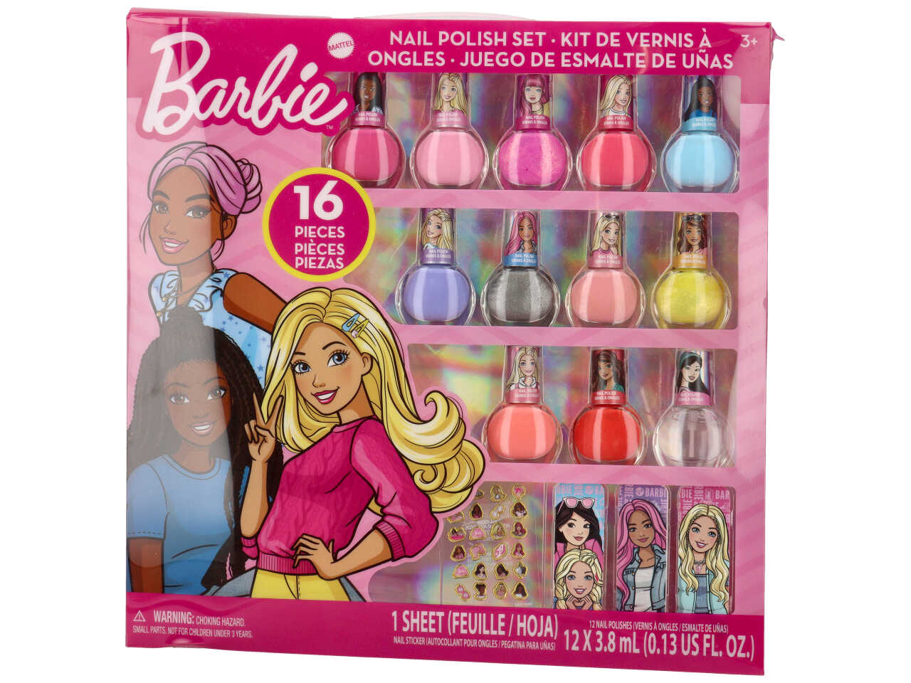 BARBIE NAIL POLISH SET 16 PZ. BB0465GG