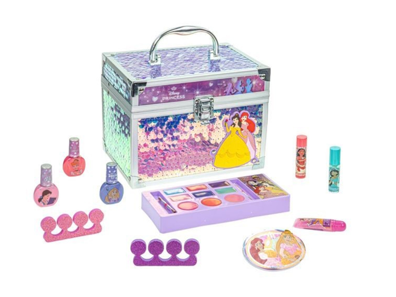 PRINCESS LIP BALM WITH TRAIN CASE 4 PZ. DP5375GG