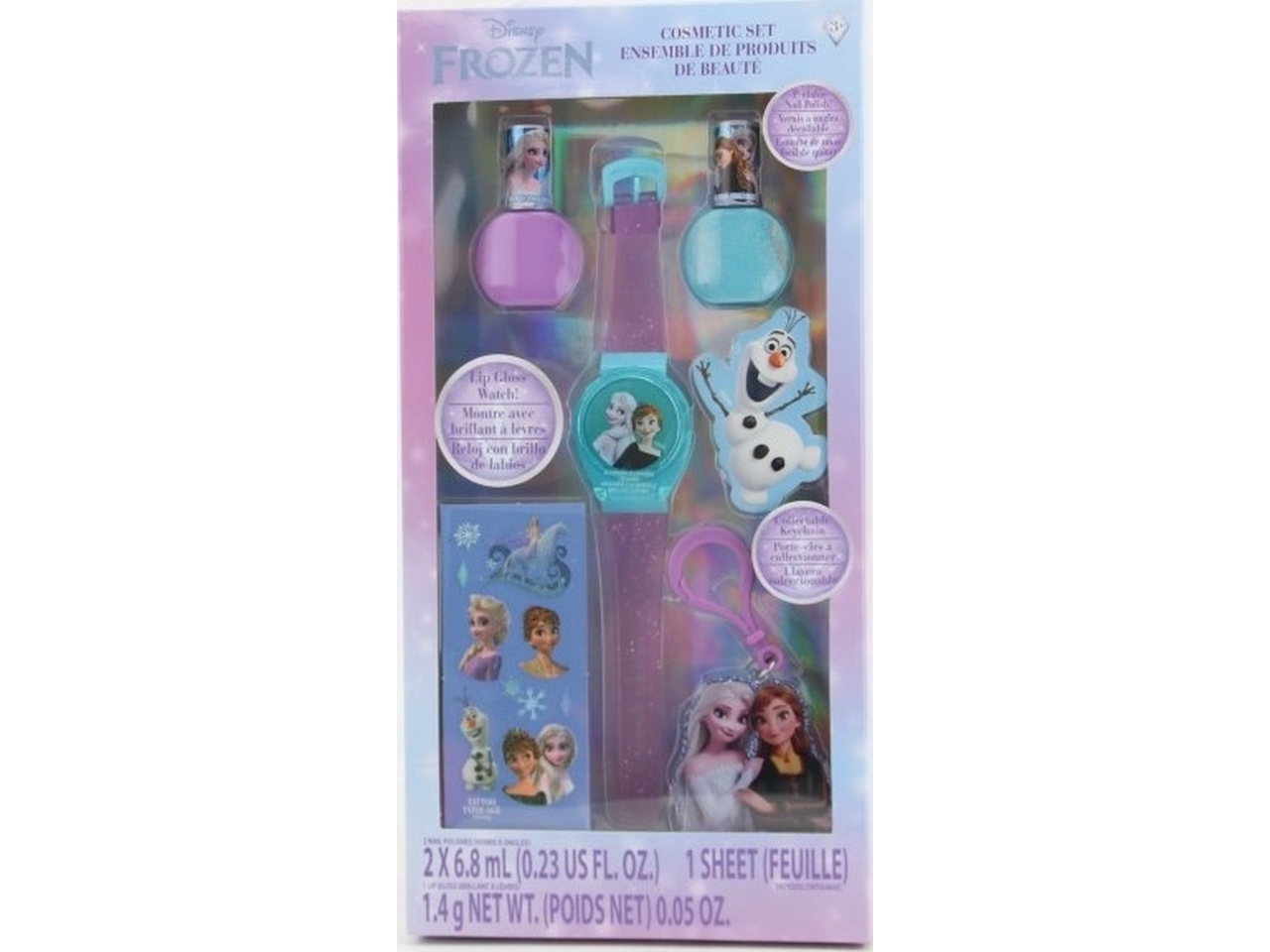 FROZEN NAIL POLISH WITH LIP GLOSS WATCH FZ4440GG FROZEN NAIL POLISH WITH LIP GLOSS WATCH FZ4440GG