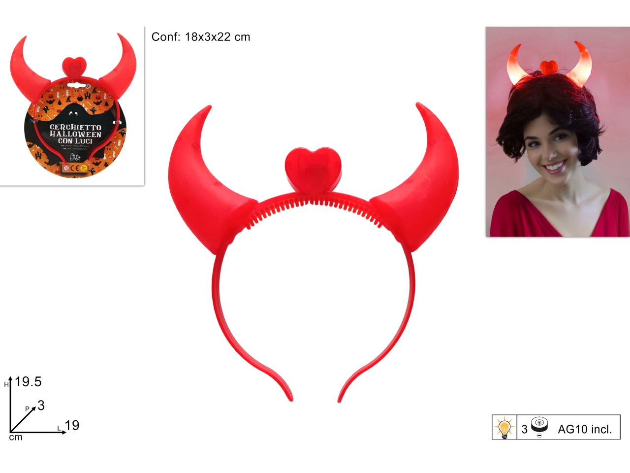 CORNA DA DIAVOLO CON LUCI XHW10000061