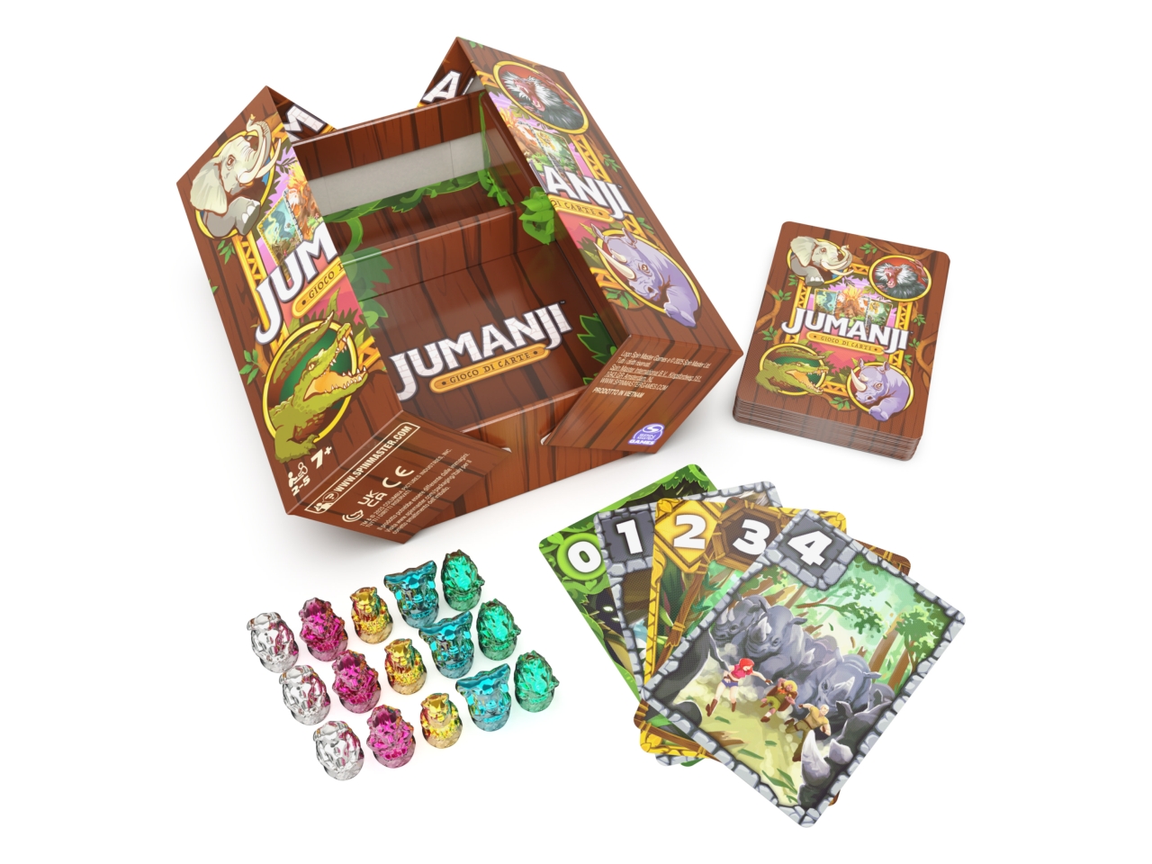 GIOCO JUMANJI CARD GAME 6077005 GIOCO JUMANJI CARD GAME 6077005