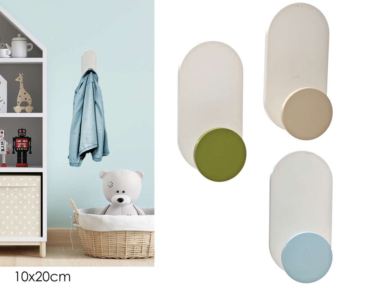 APPENDINO 1POSTO 10X20CM 3COL.ASS. 522143 APPENDINO 1POSTO 10X20CM 3COL.ASS. 522143