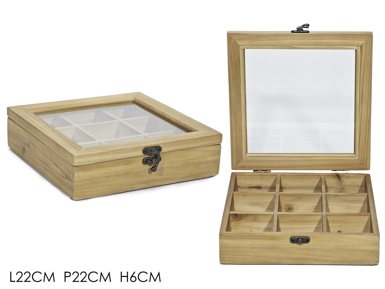 PORTATISANE 9 POSTI 22X22XH6CM 522203 PORTATISANE 9 POSTI 22X22XH6CM 522203