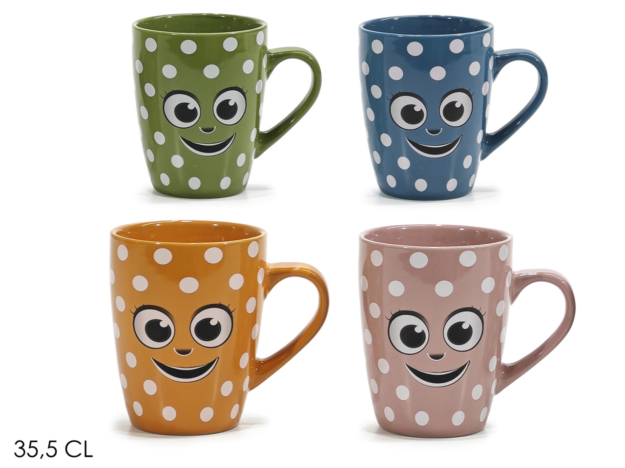 TAZZA POIS 35,5CL 4ASS. 527901