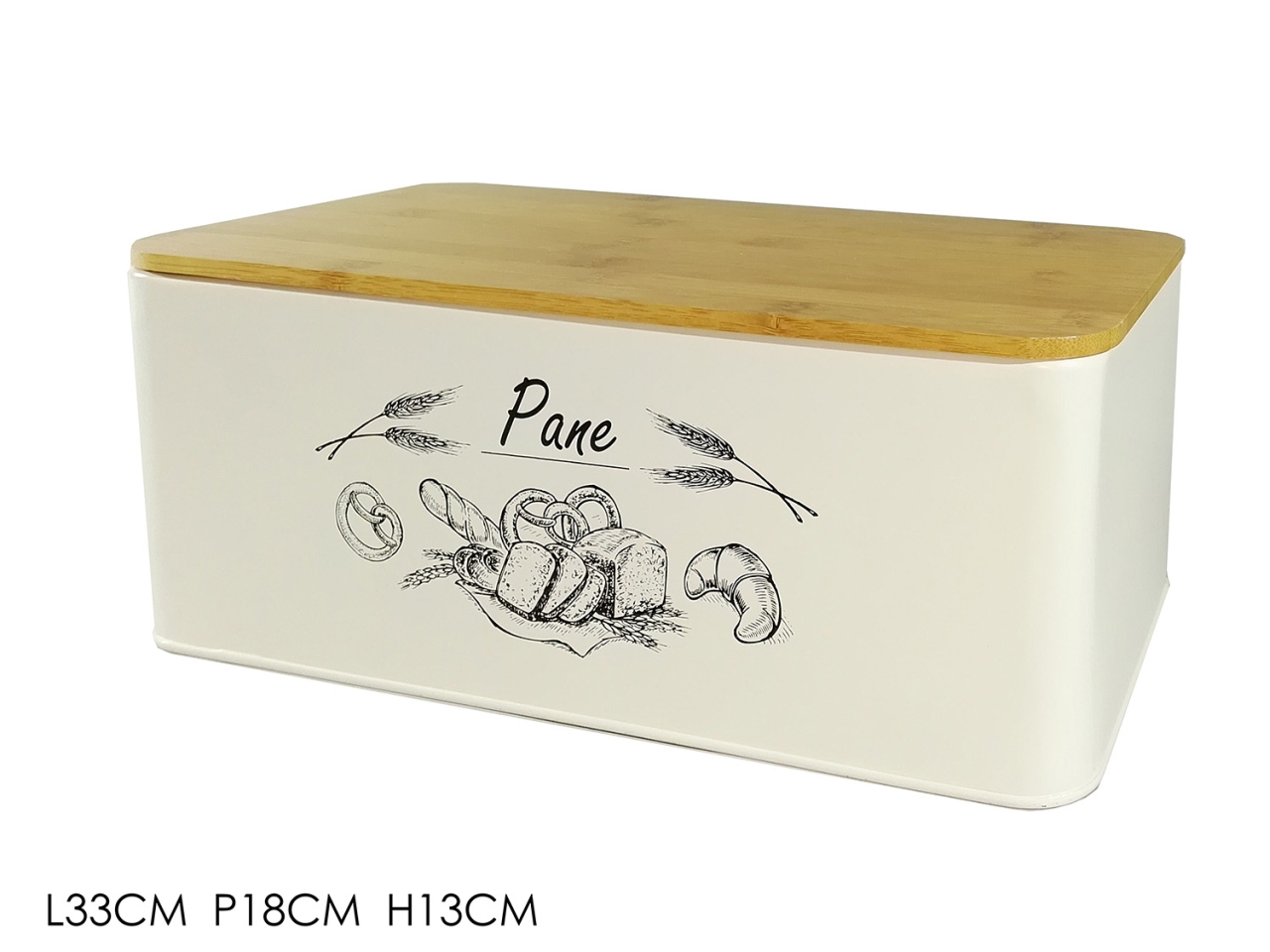 PORTAPANE LATTA C/COPER.33X18XH13 BEIGE 533345 PORTAPANE LATTA C/COPER.33X18XH13 BEIGE 533345