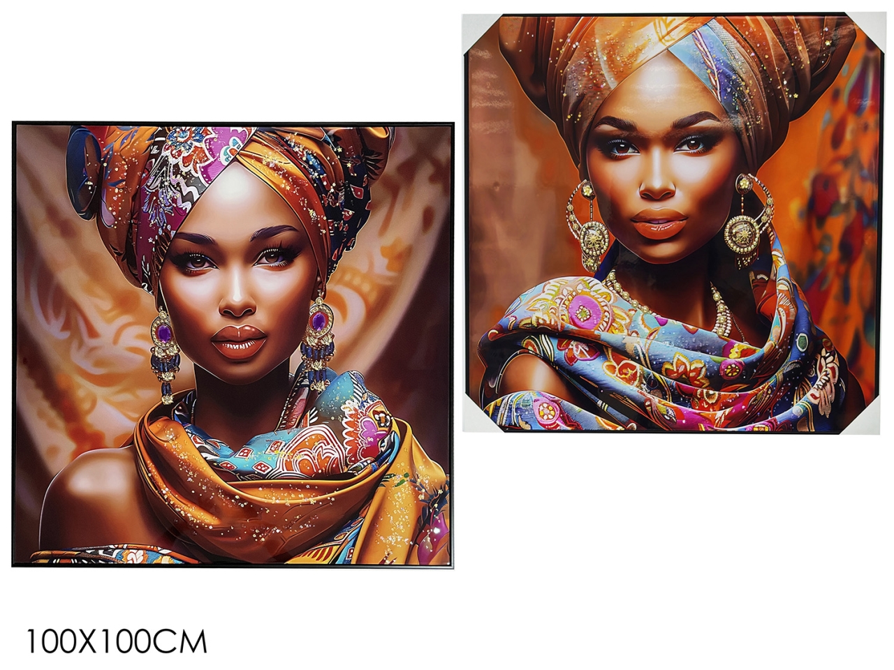 QUADRO DONNA 100X100CM 2ASS. 540771 QUADRO DONNA 100X100CM 2ASS. 540771
