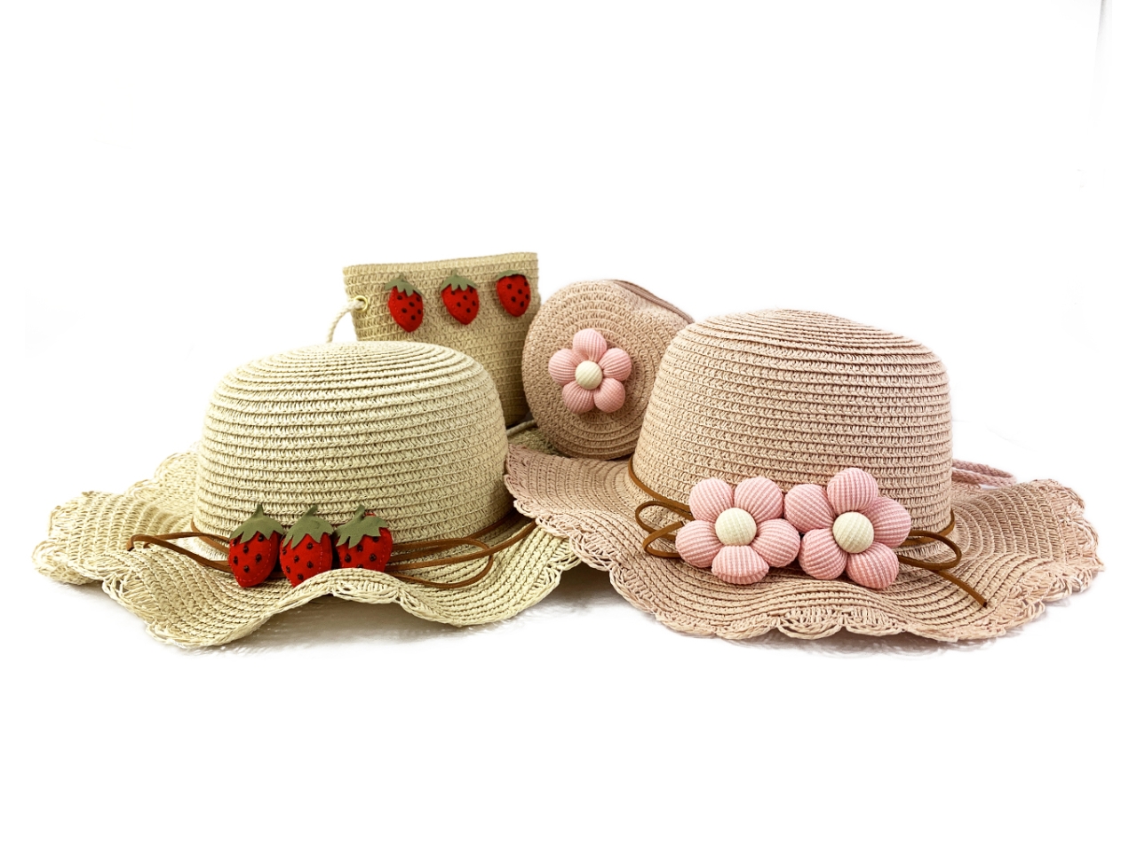 SET CAPPELLO+BORSETTA LE KIKKE JUICYSUMMER BK10178