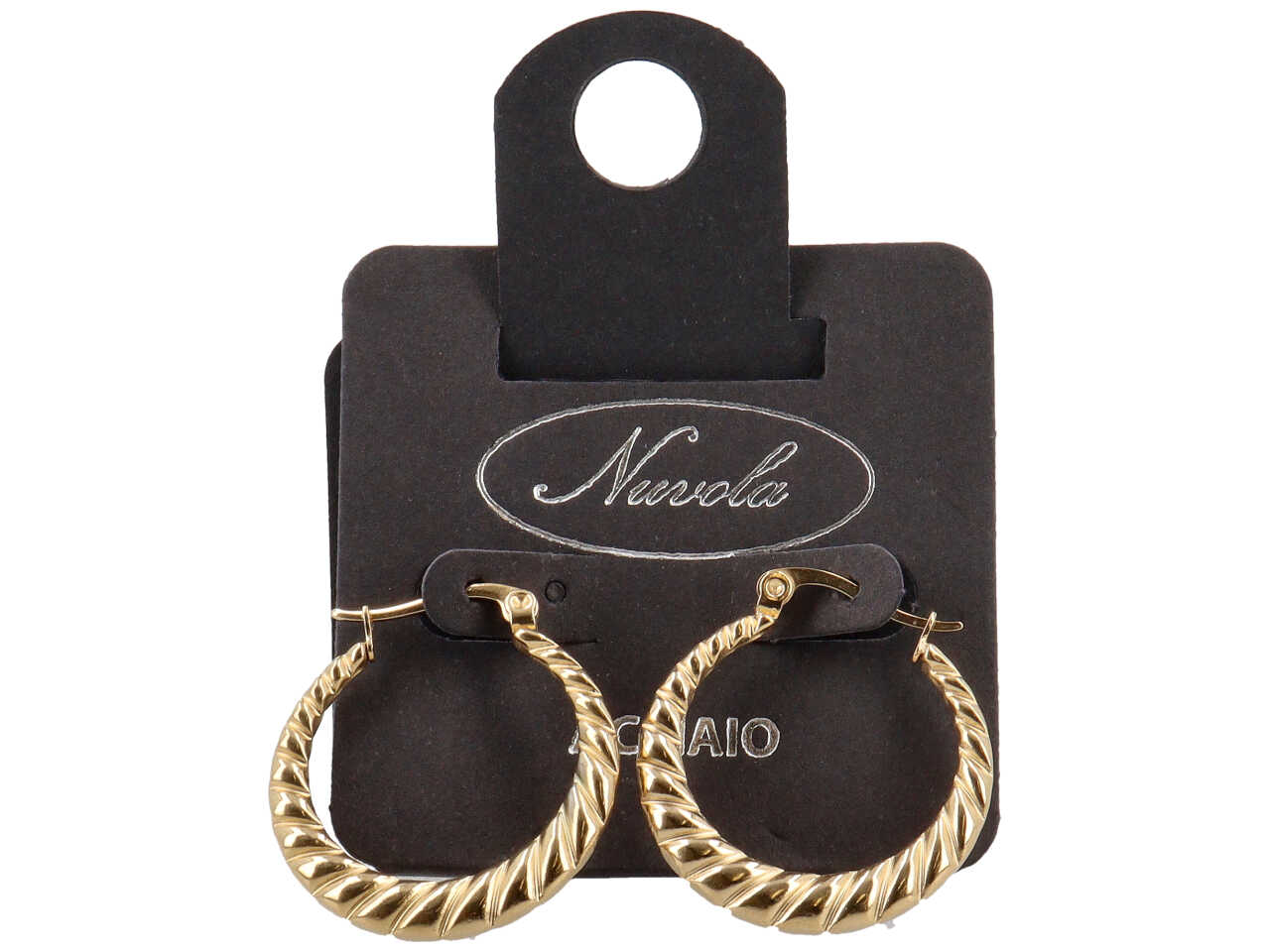 CERCHI CROISSANT OBLIQUO ORECCHINIO CERCHI CROISSANT OBLIQUO ORECCHINIO